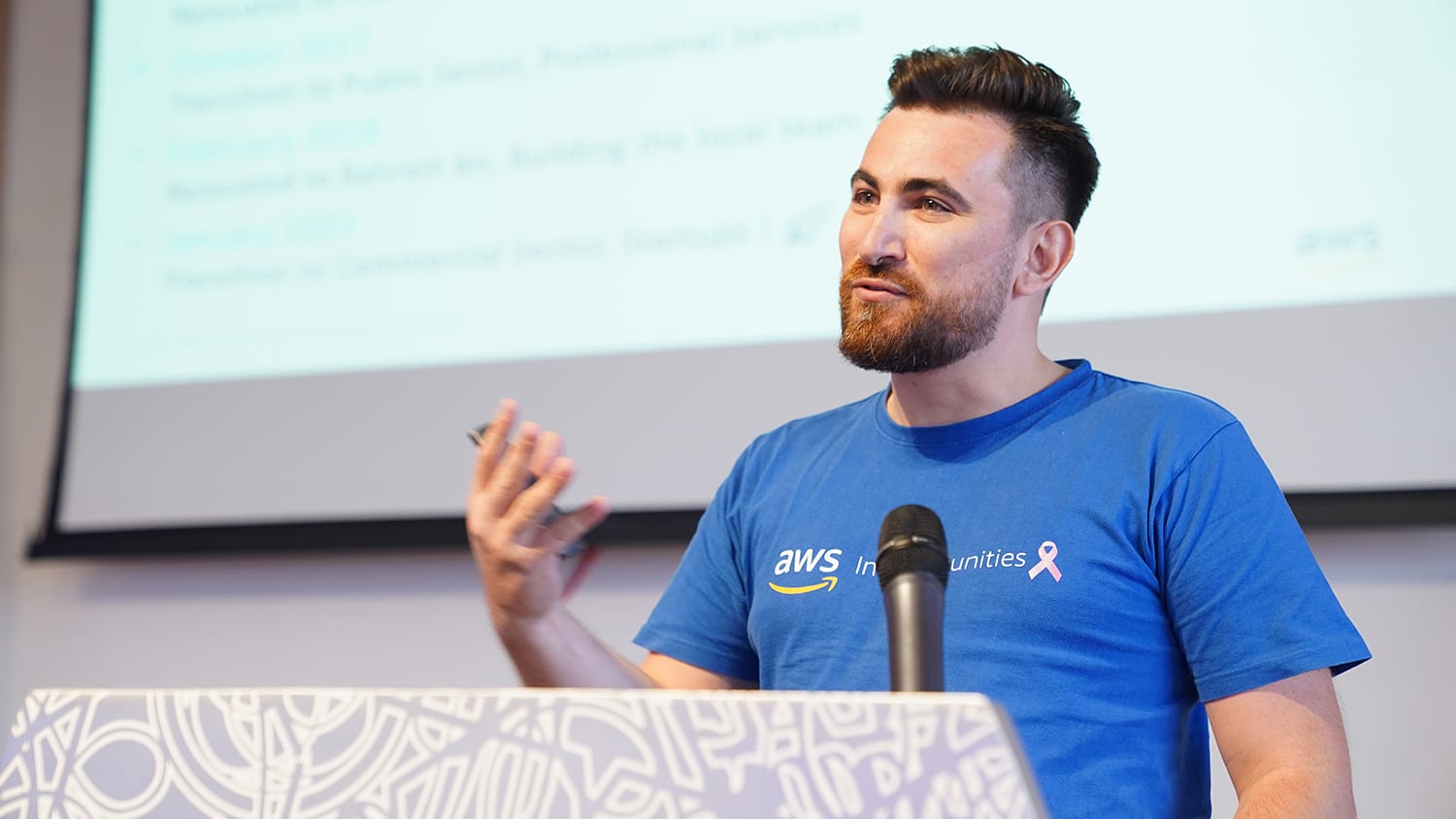 AWS Career Event in Bahrain Polytechnic University, 2022 | © Nicolas David