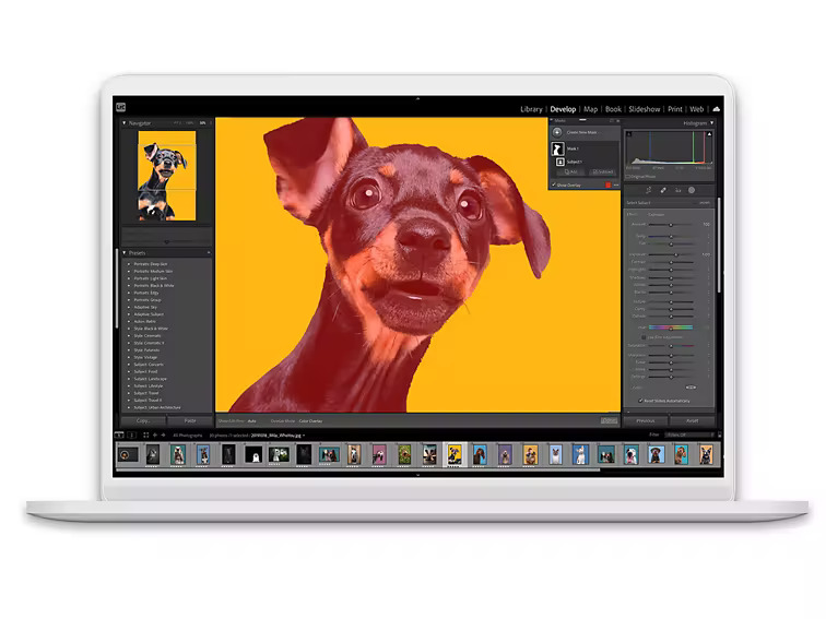 Adobe Lightroom Classic screenshot on a laptop | © 